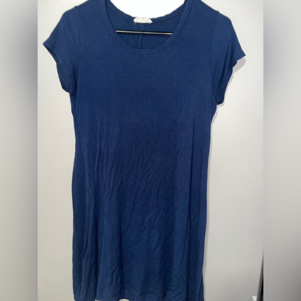 Navy Blue Olivia Rae T-Shirt Dress